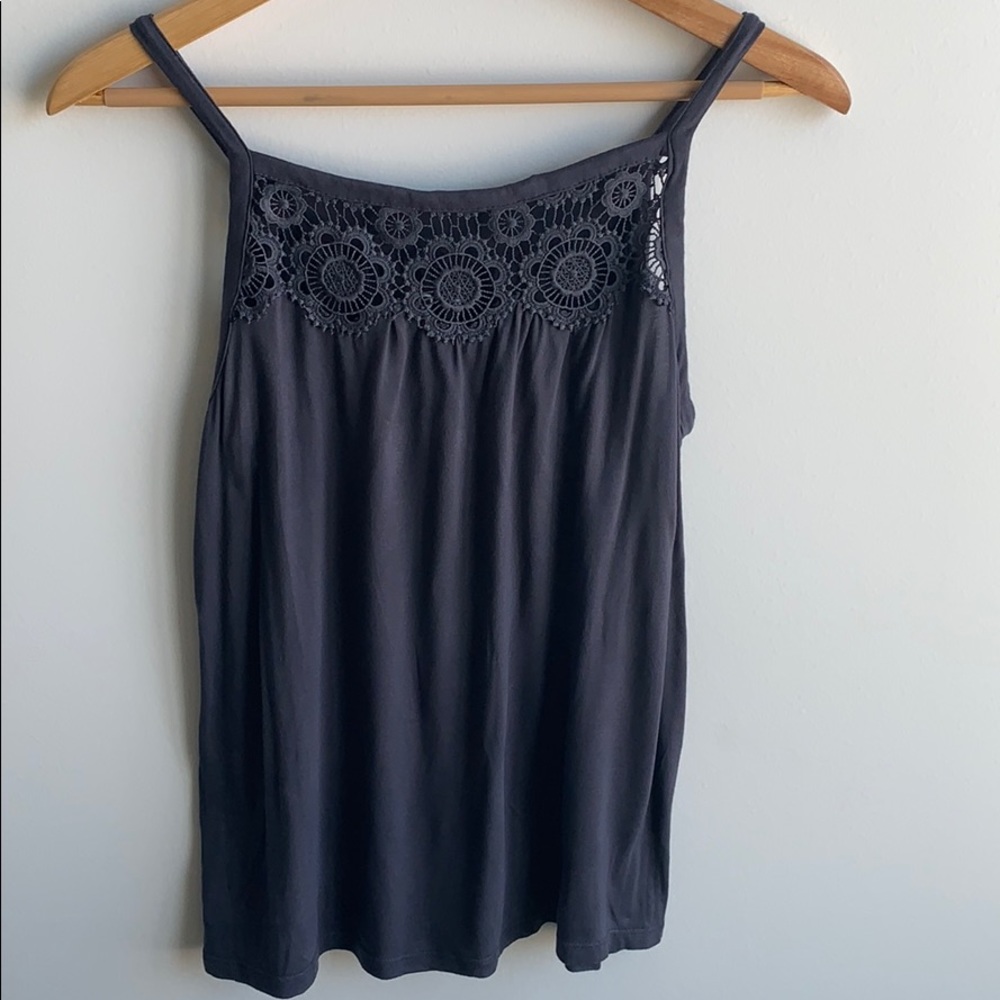 Gray LOFT top